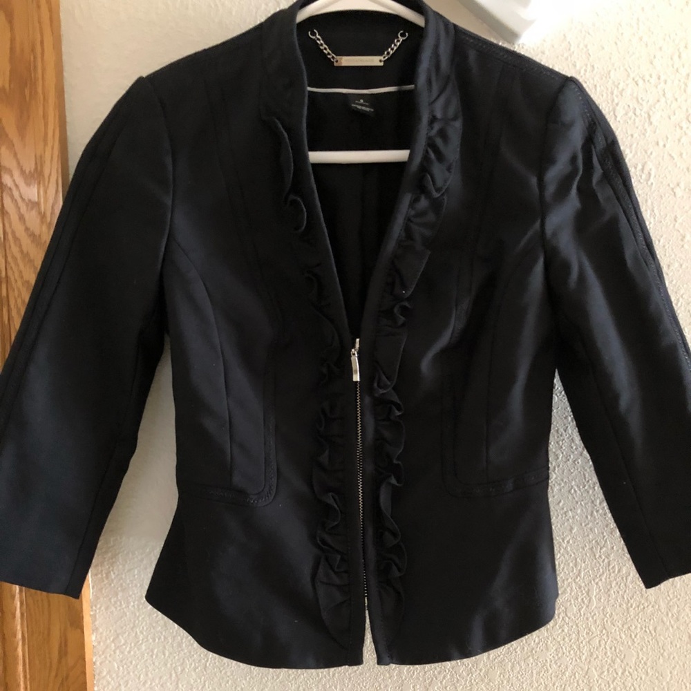 EUC WHBM White House black market blazer jacket 0